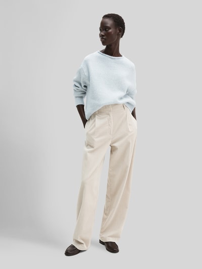 Marc O'Polo Pullover aus Alpaka Woll-Mix Hellblau 1