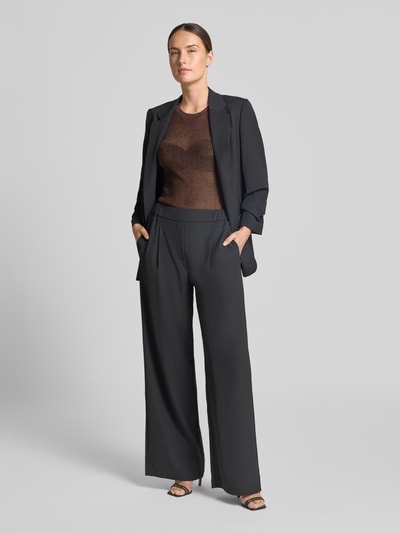 Jake*s Collection Relaxed Fit Blazer mit Pattentaschen Black 1