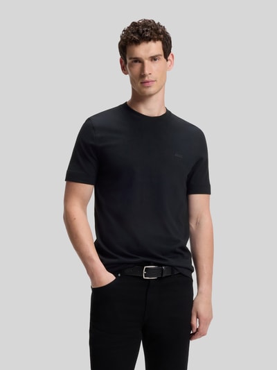 BOSS Regular Fit T-Shirt aus reiner Baumwolle Modell 'Thompson 01' Marine 4