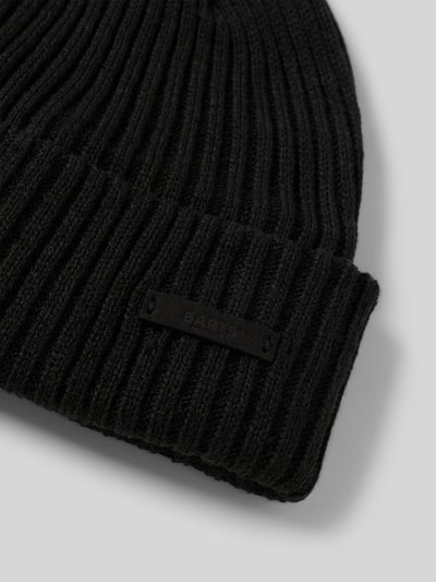 Barts Beanie mit Label-Detail Modell 'WILBERT' Black 2
