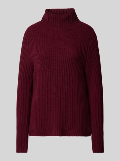 (The Mercer) N.Y. Strickpullover aus Kaschmir mit Stehkragen Bordeaux 2