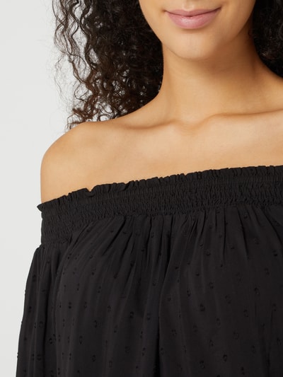 Superdry Blouseshirt in off shoulder-look, model 'Ameera' Zwart - 3