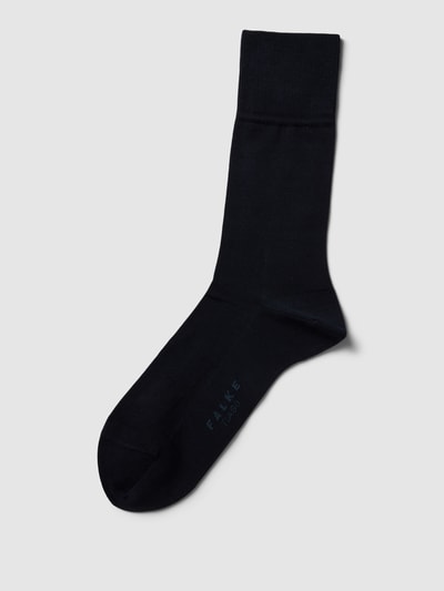 Falke Socken in melierter Optik Marine 1