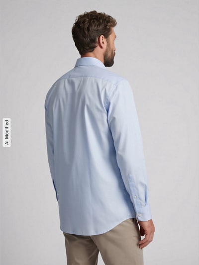 OLYMP Luxor Comfort Fit Businesshemd aus reiner Baumwolle  Bleu 5