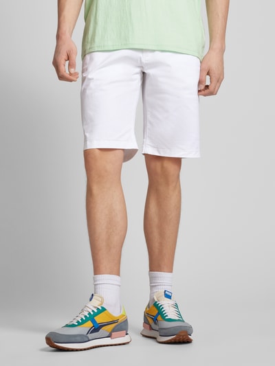 Tommy Jeans Shorts in unifarbenem Design Modell 'SCANTON' Weiss 4