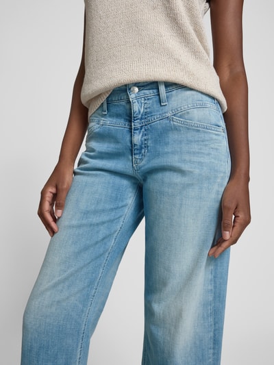 CAMBIO Straight Leg Jeans mit verkürztem Schnitt Modell 'ELIN' Hellblau 3