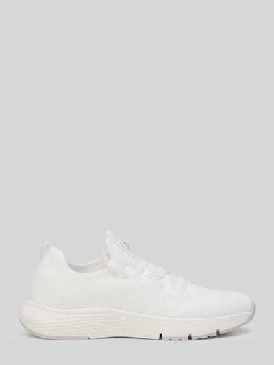 Produktfoto, Low Top Sneaker mit Logo-Patch von Marc O'Polo, Optik: Unifarben, Schuhspitze: Abgerundet, Absatzform: Flach, Schnürung, strukturierte Sohle