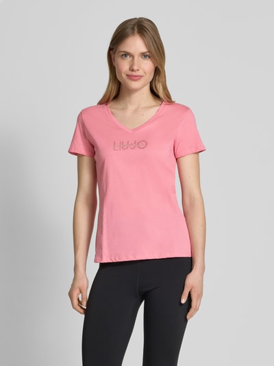 LIU JO SPORT Spodnie cargo o kroju classic Essentials Mocnoróżowy 4