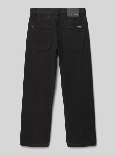 Garcia Straight Leg Jeans im 5-Pocket-Design Modell Black 3