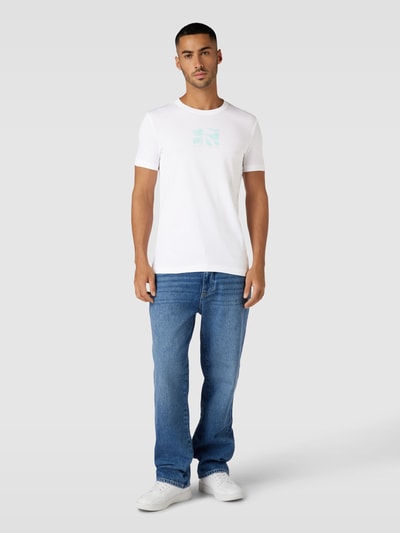 Calvin Klein Jeans T-shirt z nadrukiem z logo Biały 1