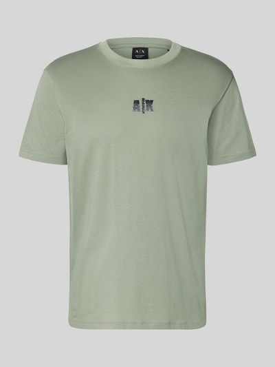 Armani Exchange T-shirt met logo en ronde hals Mintgroen - 2