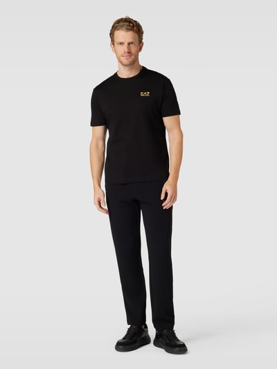 EA7 Emporio Armani T-shirt z nadrukiem z logo z tyłu Czarny 1