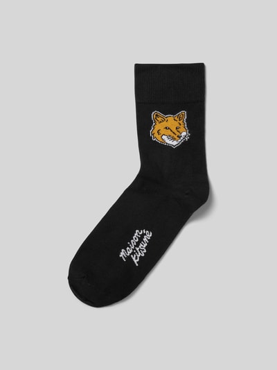 MAISON KITSUNE Socken mit Stretch-Anteil Black 1