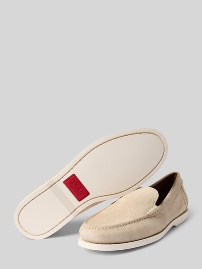 Polo Ralph Lauren Loafers mit Logo-Detail Modell 'MERTON VENETIAN' Beige 4