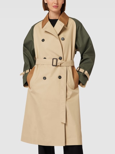 Weekend Max Mara Trenchcoat mit Colour-Blocking-Design Modell 'CANASTA' Beige 4