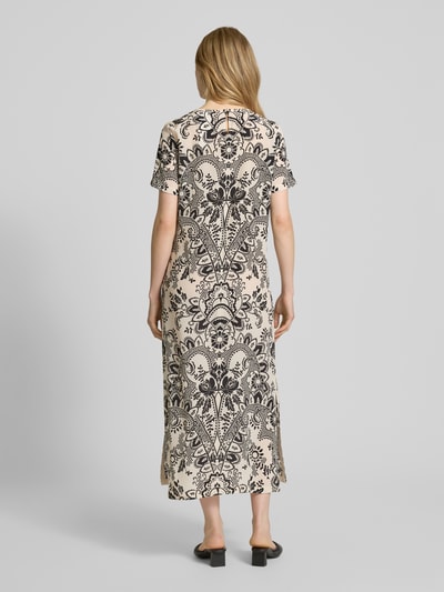 Weekend Max Mara Zijden jurk met ronde hals, model 'VELA' Offwhite - 5