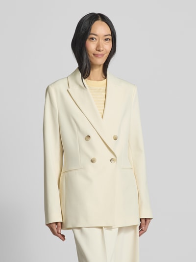 s.Oliver BLACK LABEL Slim Fit Longblazer mit 2-Knopf-Verschluss Offwhite 4