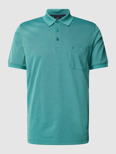 RAGMAN Poloshirt met borstzak Turquoise - 2