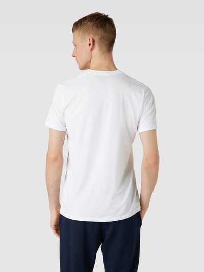 Mey T-Shirt mit geripptem Rundhalsausschnitt Weiss 5