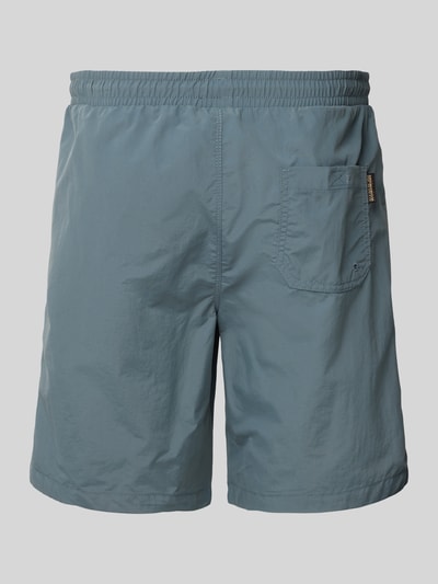 Napapijri Badehose mit seitlichen Eingrifftaschen Modell 'IAATO' Eisblau 3