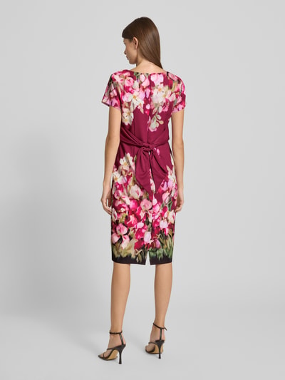 Adrianna Papell Knielange kokerjurk met strikdetail Rood - 5