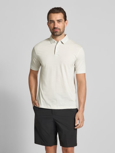 ARMANI EXCHANGE Poloshirt met korte knoopsluiting Offwhite - 4