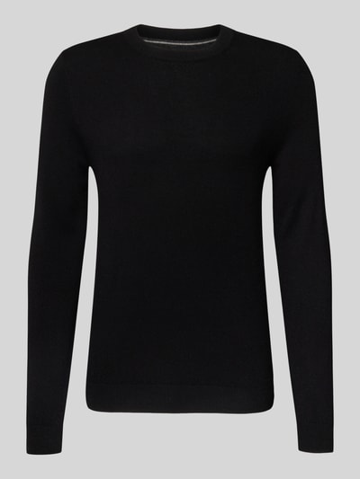 MCNEAL Gebreide pullover van wolmix met kasjmier Zwart - 2