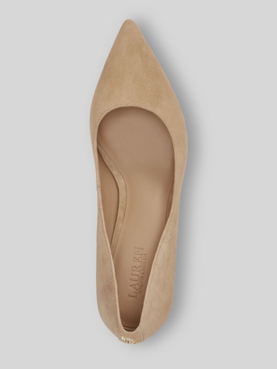 Lauren Ralph Lauren Pumps aus echtem Veloursleder Sand 3