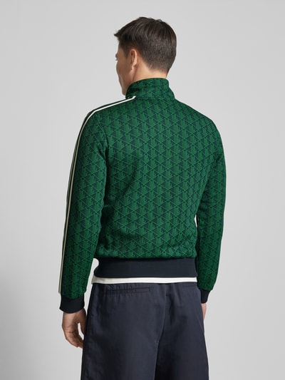 Lacoste Sweatjacke mit Allover-Muster Gruen 5