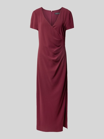 ARMANI EXCHANGE Maxikleid mit V-Ausschnitt Bordeaux 2