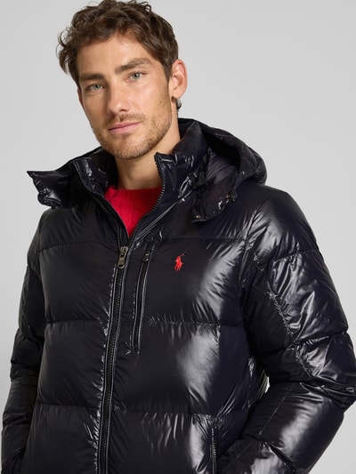 Polo Ralph Lauren Kurtka pikowana z wyhaftowanym logo Czarny 3