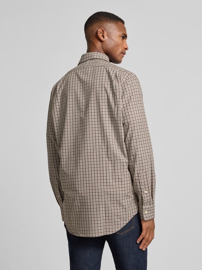 Polo Ralph Lauren Custom Fit Freizeithemd mit Kentkragen Mittelbraun 5
