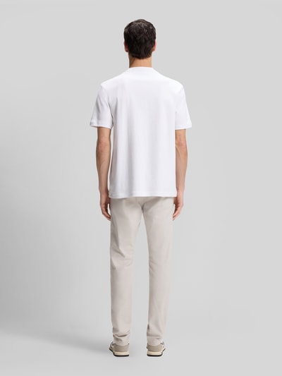 BOSS Orange Regular Fit T-Shirt aus reiner Baumwolle Modell 'Te_interlock' Weiss 5
