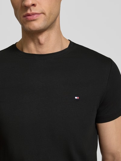 Tommy Hilfiger T-shirt met ronde hals Zwart - 3