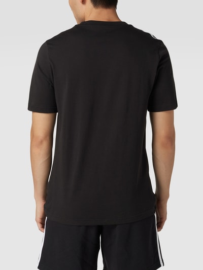 ADIDAS SPORTSWEAR T-Shirt mit Label-Streifen Black 5