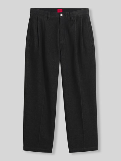 HUGO Baggy Jeans aus reiner Baumwolle Modell 'HUGO 249' Black 2