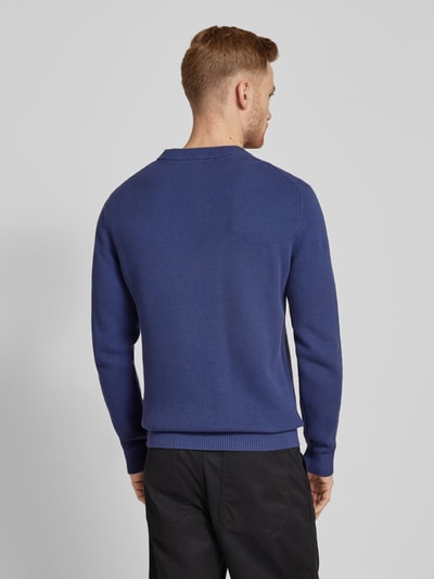 SELECTED HOMME Gebreide pullover met ribboorden, model 'DANE' Koningsblauw - 5