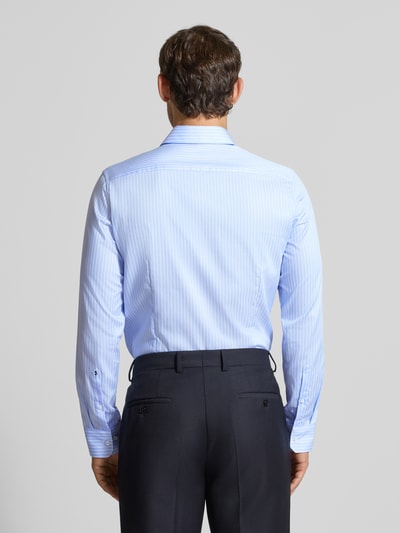 SEIDENSTICKER Slim fit zakelijk overhemd met knoopsluiting Bleu - 5