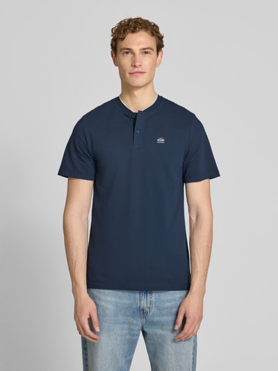 s.Oliver RED LABEL Regular Fit Poloshirt aus Baumwoll-Mix Marine 4