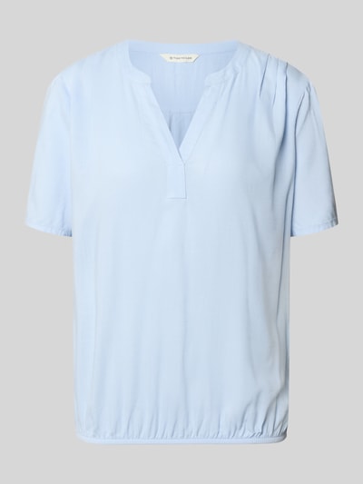 Tom Tailor Regular Fit Bluse aus reiner Viskose Hellblau 2