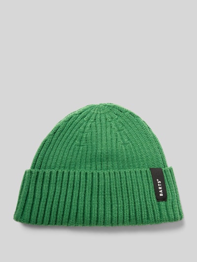 Barts Beanie met labeldetail, model 'SUMTER' Groen - 1