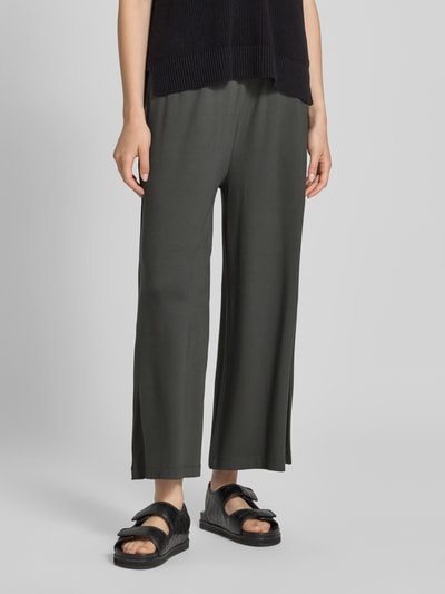 Marc O'Polo Denim Wide leg culotte van viscosemix Donkergroen - 4