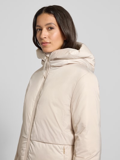 JOOP! Gewatteerde lange jas met tweewegsritssluiting, model 'CARMEN' Offwhite - 3