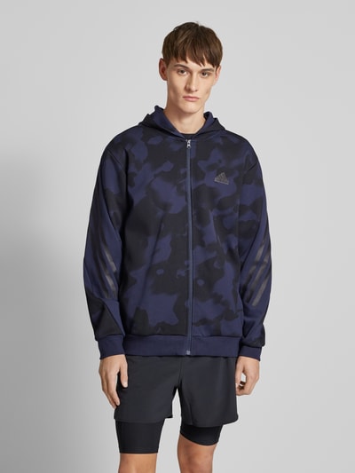 ADIDAS SPORTSWEAR Sweatjacke mit Logo-Print Dunkelblau 4