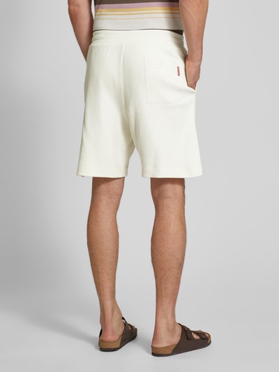 JOOP! Jeans Regular Fit Shorts mit Strukturmuster Modell 'Ediiz' Offwhite 5