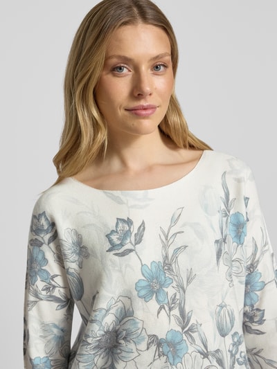 ZABAIONE Pullover aus Viskose-Mix Modell 'El44ena' Hellblau 3