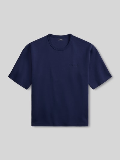 Polo Ralph Lauren t-shirt o kroju loose fit z mieszanki bawełny Granatowy 2