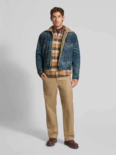 Polo Ralph Lauren Jeansjack met teddybont en borstzakken Jeansblauw - 1