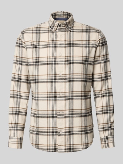 Jack & Jones Premium Vrijetijdsoverhemd met knoopsluiting, model 'LUBARKLEY' Beige - 2