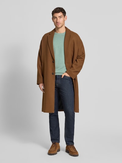 Tom Tailor Sweter z dzianiny o kroju regular fit z czystej bawełny Miętowy 1